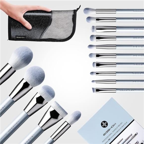 Makeup Brushes,15pcs Professional Makeup BrushSet Premium Synthetic Kabuki Brush